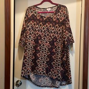 Multicolor LuLaRoe Irma Top Size 2XL new with tags